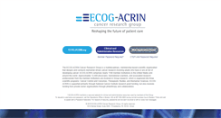 Desktop Screenshot of ecog.org